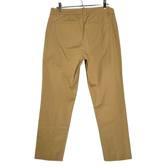NWT Vince Coin Pocket Chino SIZE 10 Khaki Straight Leg Cropped Pants NEW - Picture 2 of 10